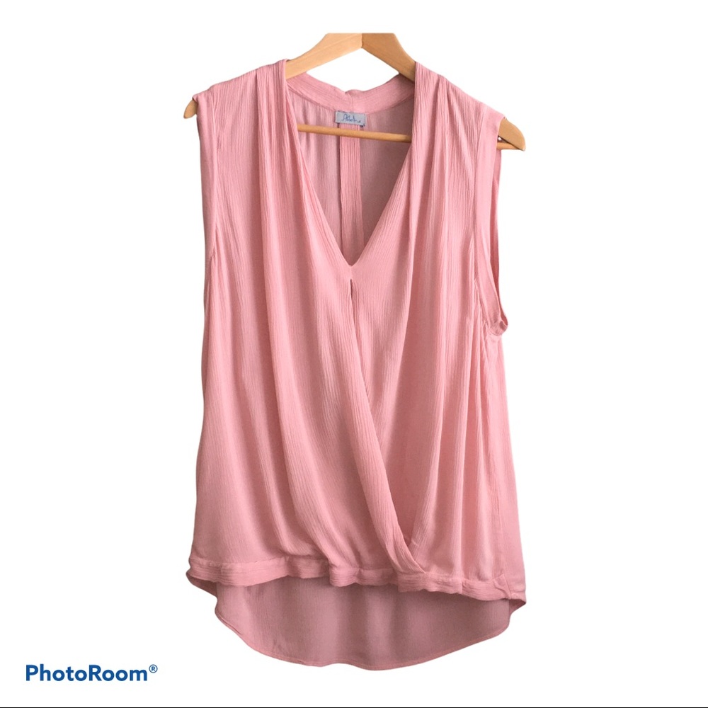 Abbeline Surplice Gauze Sleeveless Top Size Medium